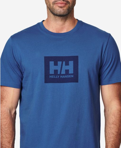 T-Shirts | Men Helly Hansen Hh Box T-Shirt, Azurite 636 Azurite