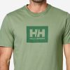 T-Shirts | Men Helly Hansen Hh Box T-Shirt, Jade 2.0 406 Jade 2.0