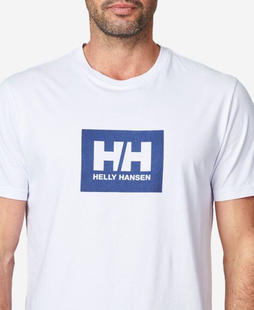 T-Shirts | Men Helly Hansen Hh Box T-Shirt, White 001 White