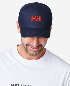 Hats | Women Helly Hansen Hh Core Hat Flexfit, Navy 597 Navy