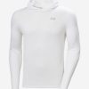 Hoodies & Jumpers | Men Helly Hansen Hh Lifa Active Solen Hoodie, White 002 White