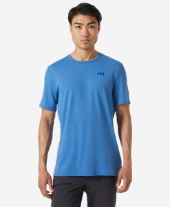 Sun Protection | Men Helly Hansen Hh Lifa Active Solen T-Shirt, Azurite 636 Azurite