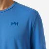 Sun Protection | Men Helly Hansen Hh Lifa Active Solen T-Shirt, Azurite 636 Azurite