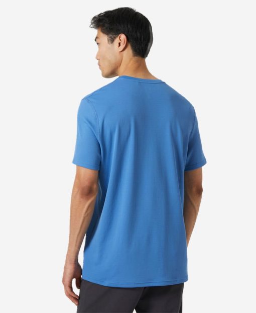 T-Shirts | Men Helly Hansen Hh Lifa Active Solen T-Shirt, Azurite 636 Azurite