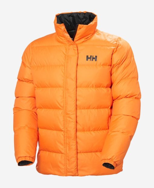 Urban Jackets | Men Helly Hansen Hh Reversible Down Jacket, Poppy Orange 325 Poppy Orang