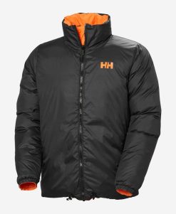 Urban Jackets | Men Helly Hansen Hh Reversible Down Jacket, Poppy Orange 325 Poppy Orang