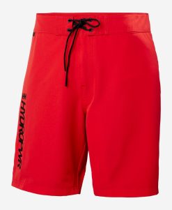 Sailing Shorts | Men Helly Hansen Hp Board Shorts 9" 2.0, Alert Red 222 Alert Red