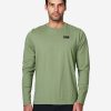 T-Shirts | Men Helly Hansen Hull Long Sleeve T-Shirt, Jade 2.0 406 Jade 2.0