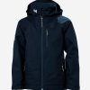 Kids & Jrs Helly Hansen Jr Crew Midlayer Jacket, Navy 597 Navy