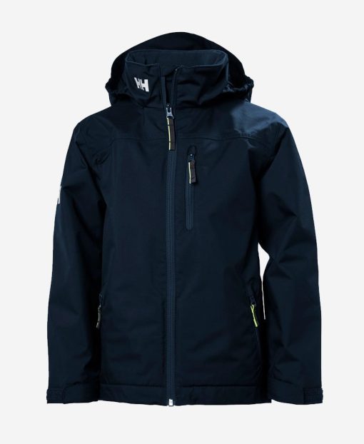 Kids & Jrs Helly Hansen Jr Crew Midlayer Jacket, Navy 597 Navy