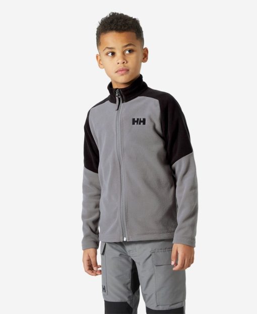 Kids & Jrs Helly Hansen Jr Daybreaker 2.0 Jacket, Concrete 876 Concrete