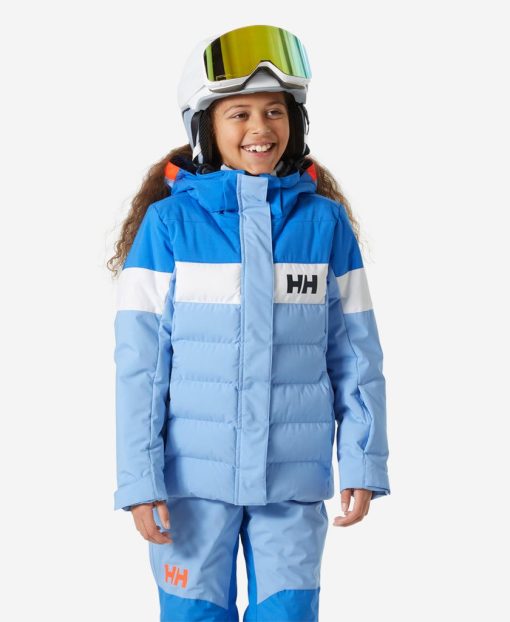 Kids & Jrs Helly Hansen Jr Diamond Jacket, Bright Blue 627 Bright Blue