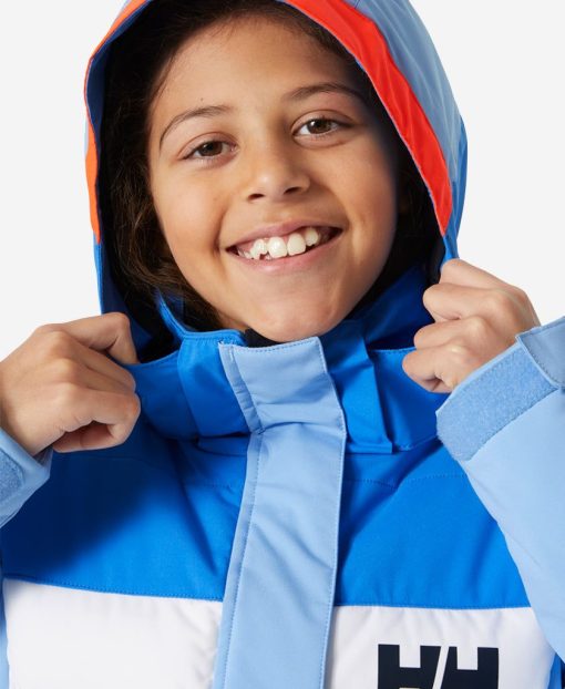 Kids & Jrs Helly Hansen Jr Diamond Jacket, Bright Blue 627 Bright Blue