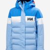 Kids & Jrs Helly Hansen Jr Diamond Jacket, Bright Blue 627 Bright Blue