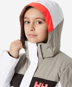 Kids & Jrs Helly Hansen Jr Diamond Jacket, White 002 White