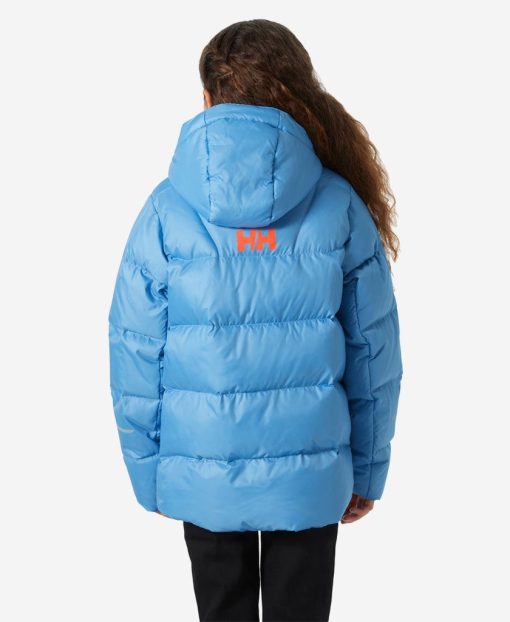 Kids & Jrs Helly Hansen Jr Isfjord Down Jacket 2.0, Bright Blue 627 Bright Blue