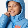 Kids & Jrs Helly Hansen Jr Isfjord Down Jacket 2.0, Bright Blue 627 Bright Blue