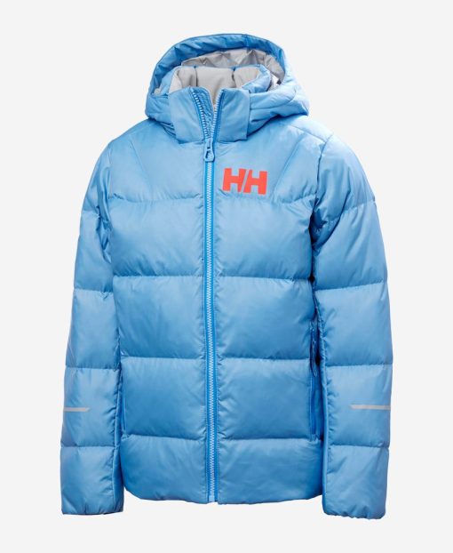 Kids & Jrs Helly Hansen Jr Isfjord Down Jacket 2.0, Bright Blue 627 Bright Blue