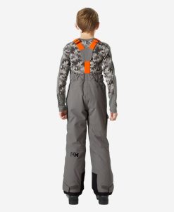 Kids & Jrs Helly Hansen Jr Summit Bib Pant, Concrete 876 Concrete