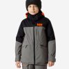 Kids & Jrs Helly Hansen Jr Summit Jacket, Concrete 876 Concrete