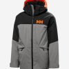 Kids & Jrs Helly Hansen Jr Summit Jacket, Concrete 876 Concrete