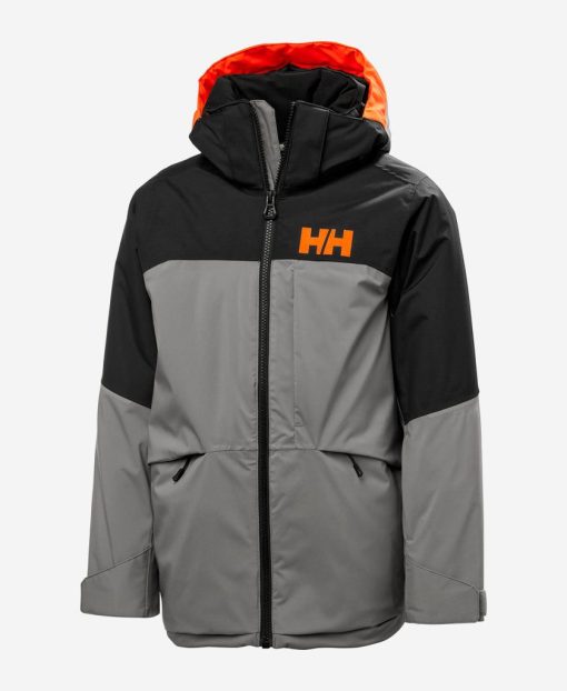 Kids & Jrs Helly Hansen Jr Summit Jacket, Concrete 876 Concrete