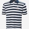 Polos | Men Helly Hansen Koster Polo, Navy Stripe 598 Navy Stripe