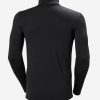 Baselayer Tops | Men Helly Hansen Lifa Merino Midweight 1/2 Zip, Black 990 Black