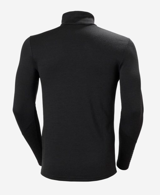 Baselayer Tops | Men Helly Hansen Lifa Merino Midweight 1/2 Zip, Black 990 Black