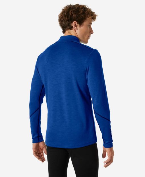 Baselayer Tops | Men Helly Hansen Lifa Merino Midweight 1/2 Zip, Cobalt 2.0 543 Cobalt 2.0