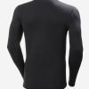 Baselayer Tops | Men Helly Hansen Lifa Merino Midweight Crew, Black 990 Black