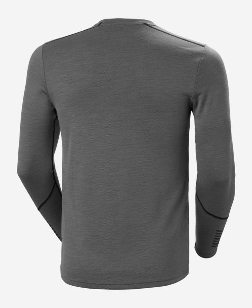 Baselayer Tops | Men Helly Hansen Lifa Merino Midweight Crew, Concrete 876 Concrete