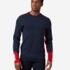 Baselayer Tops | Men Helly Hansen Lifa Merino Midweight Crew, Navy 598 Navy