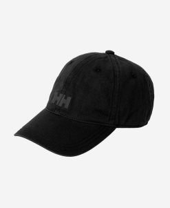 Hats | Women Helly Hansen Logo Cap, Black 990 Black