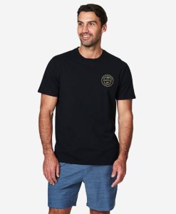 T-Shirts | Men Helly Hansen Maratime T-Shirt, Black 990 Black