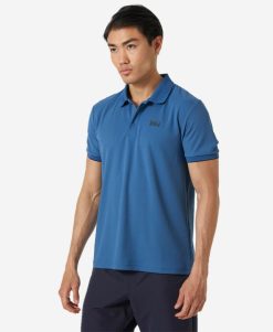 Polos | Men Helly Hansen Ocean Quick-Dry Polo, Azurite 636 Azurite