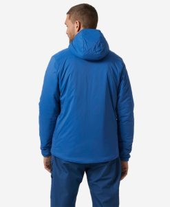 Insulated Midlayer Jackets | Men Helly Hansen Odin Stretch Hooded Insulator, Deep Fjord 606 Deep Fjord