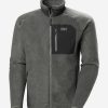 Hoodies & Jumpers | Men Helly Hansen Panorama Pile Block Jacket, Concrete 876 Concrete