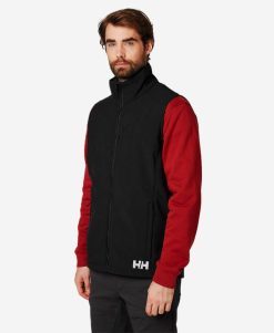 Vests | Men Helly Hansen Paramount Softshell Vest, Black 990 Black