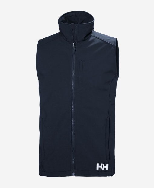 Vests | Men Helly Hansen Paramount Softshell Vest, Navy 597 Navy