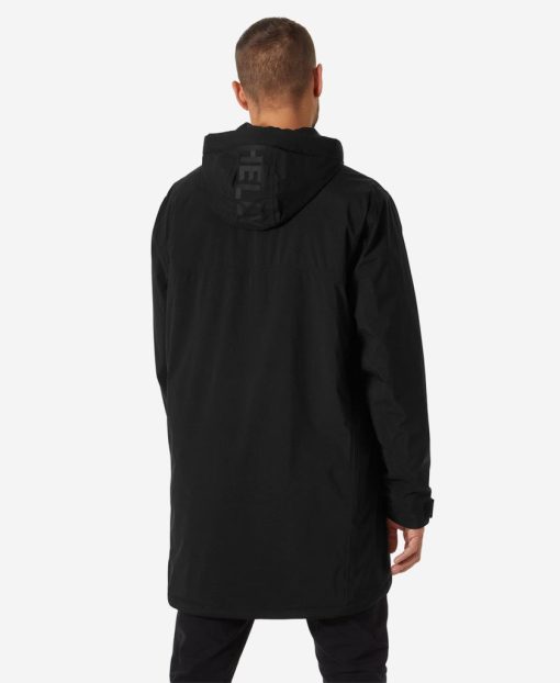 Rain Jackets | Men Helly Hansen Park Ins Rain Parka, Black 990 Black