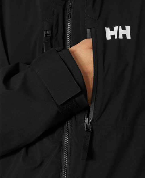 Rain Jackets | Men Helly Hansen Park Ins Rain Parka, Black 990 Black