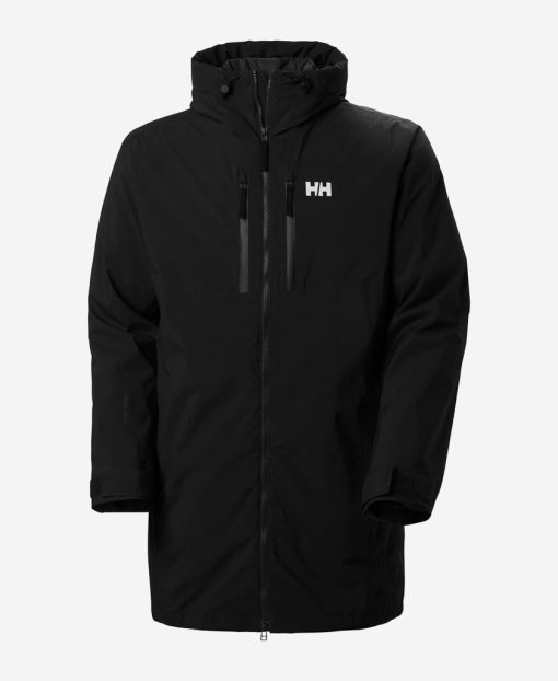 Rain Jackets | Men Helly Hansen Park Ins Rain Parka, Black 990 Black