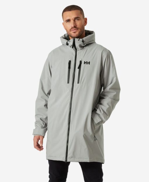 Rain Jackets | Men Helly Hansen Park Ins Rain Parka, Penguin 841 Penguin