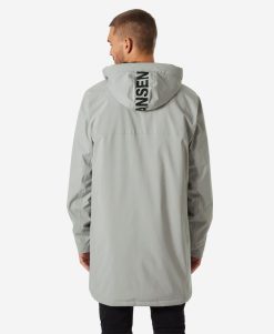 Rain Jackets | Men Helly Hansen Park Ins Rain Parka, Penguin 841 Penguin