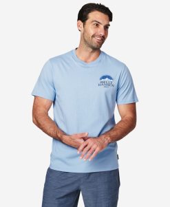 T-Shirts | Men Helly Hansen Peak T-Shirt, Bright Blue 627 Bright Blue