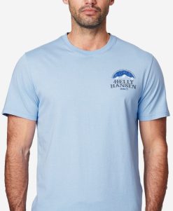 T-Shirts | Men Helly Hansen Peak T-Shirt, Bright Blue 627 Bright Blue