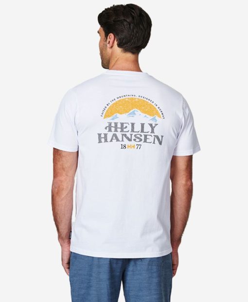 T-Shirts | Men Helly Hansen Peak T-Shirt, White 001 White