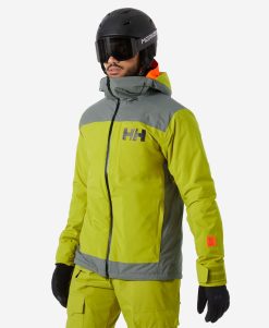 Snow Jackets | Men Helly Hansen Powdreamer 2.0 Jacket, Bright Moss 452 Bright Moss