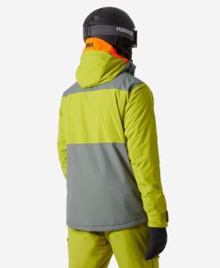 Snow Jackets | Men Helly Hansen Powdreamer 2.0 Jacket, Bright Moss 452 Bright Moss